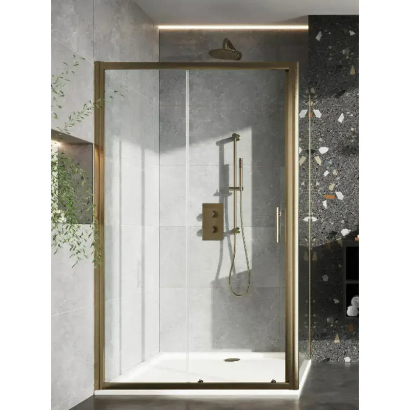 Midas Sliding Shower Door and Thermostatic Shower Set