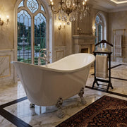 Millard 1760 x 710mm Freestanding Bath with Chrome Feet Set