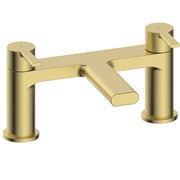 Mini Makeover Bathroom Pack, Brushed Brass, Taps, Wastes and Towel Warmer