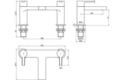 Mini Makeover Bathroom Pack, Brushed Brass, Taps, Wastes and Towel Warmer