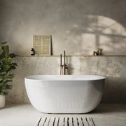 Minuet 1500mm AquaKast Freestanding Bath Reinforced Stone Resin & Acrylic