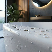 Minuet 1500mm AquaKast Freestanding Bath Reinforced Stone Resin & Acrylic