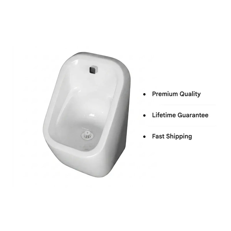 Modern Ceramic Urinal Bowl Only - For Exposed or Concealed Pipework