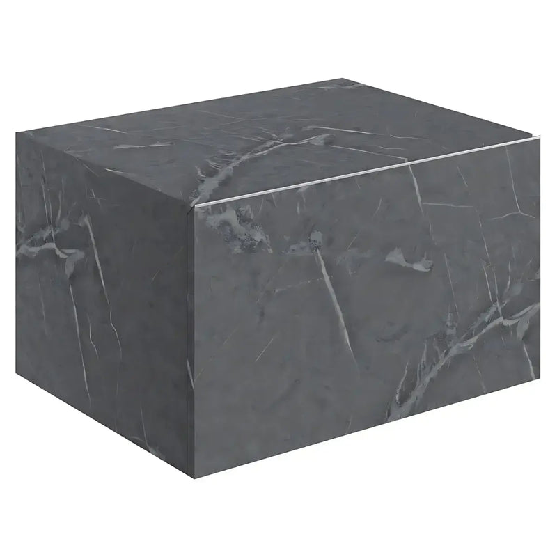 Nature Grey Marble 800mm Wall Hung Unit with Shelf