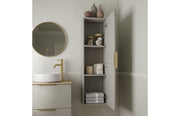 Octavia Matt Graphite Grey 350mm Tall Wall Hung Unit