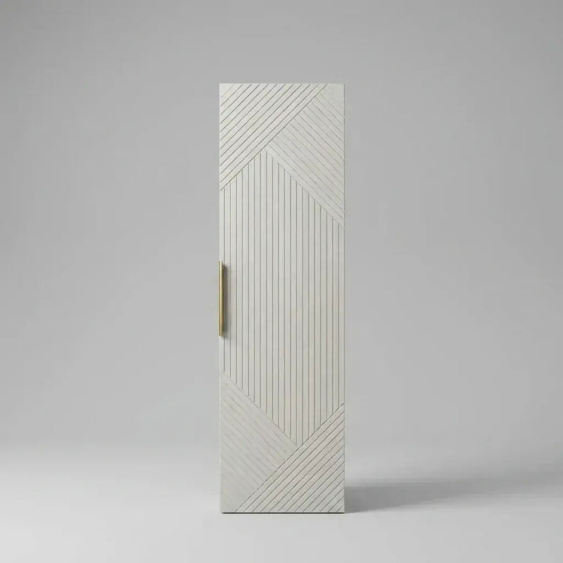 Octavia Matt Oat 350mm Tall Wall Hung Unit