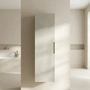 Octavia Matt Oat 350mm Tall Wall Hung Unit
