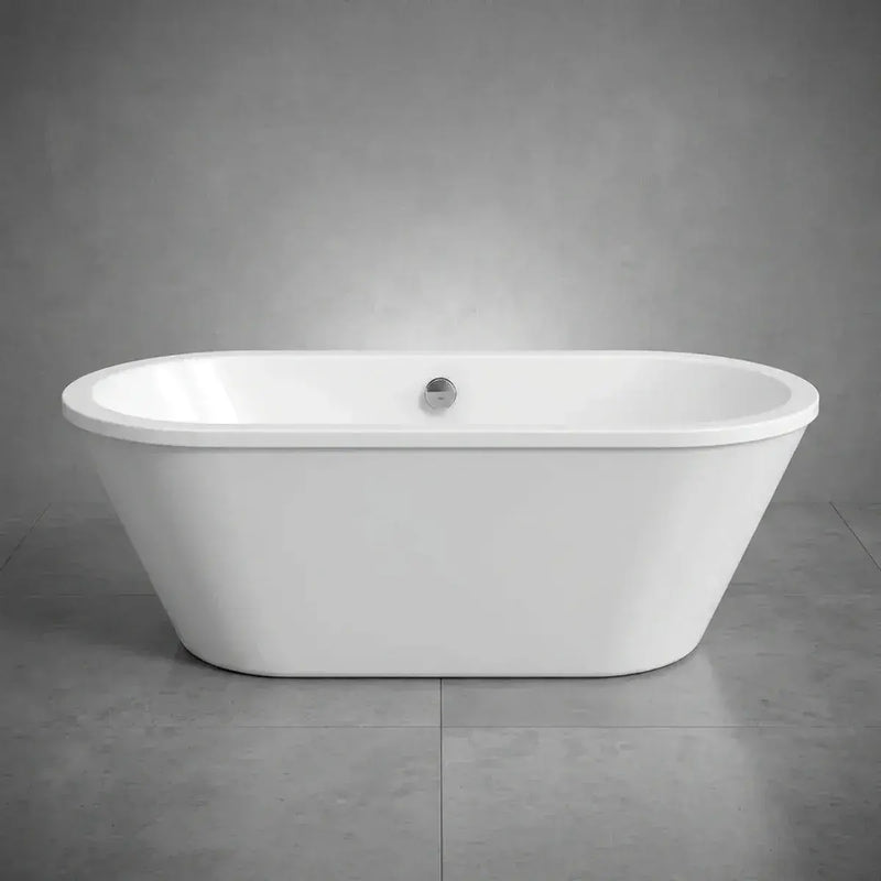 Omnia Freestanding Bath, White, 1700 x 755mm