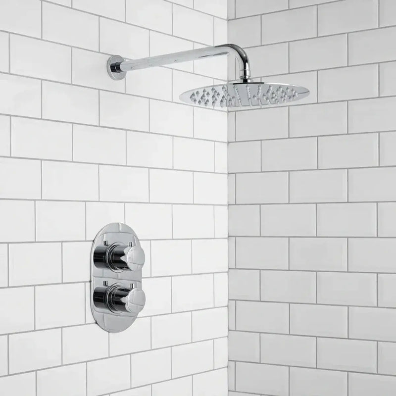 Orla Round Concealed Shower Valve & Kit Pack 1 - Chrome
