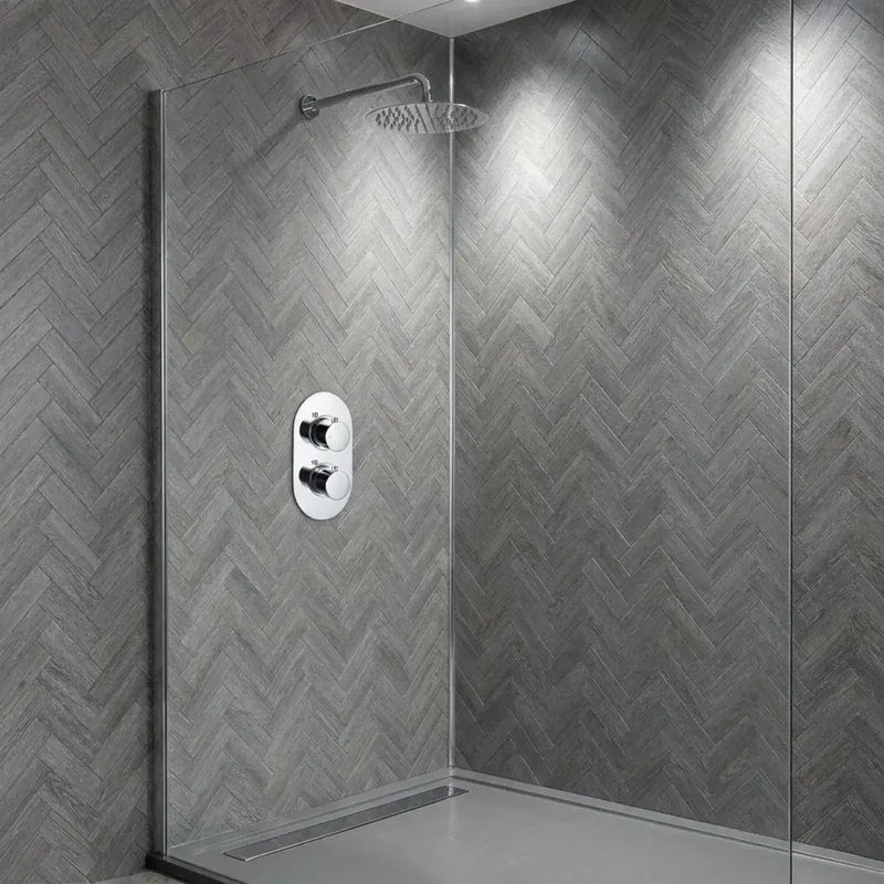 Orla Round Concealed Shower Valve & Kit Pack 1 - Chrome