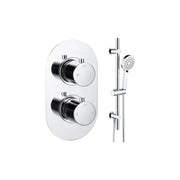 Orla Round Concealed Shower Valve & Kit Pack 2 - Chrome - Low Pressure
