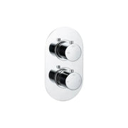 Orla Round Concealed Shower Valve & Kit Pack 2 - Chrome - Low Pressure
