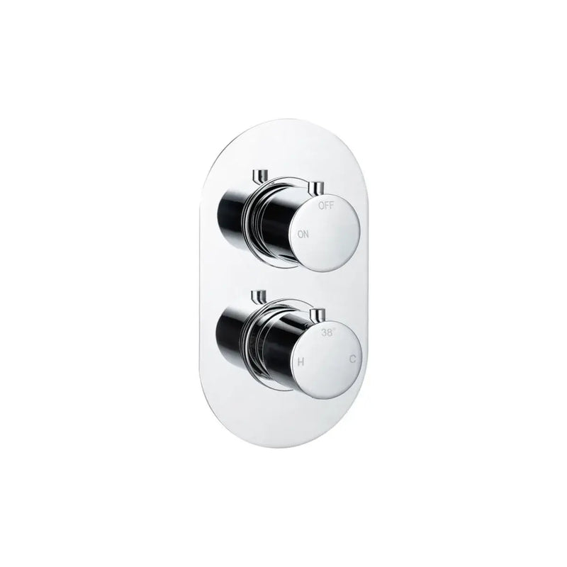 Orla Round Concealed Shower Valve & Kit Pack 2 - Chrome - Low Pressure