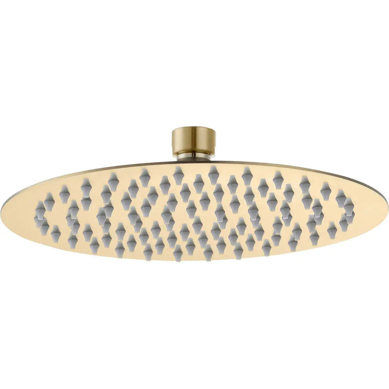 Orla Round Concealed Shower Valve & Kit Pack 4 - Brushed Brass