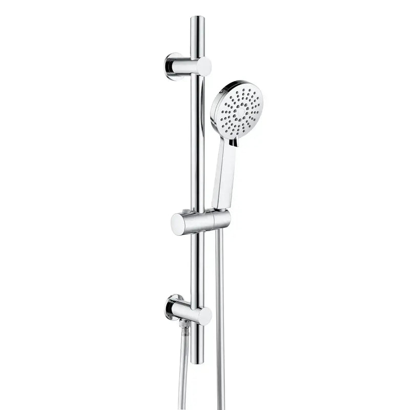 Orla Round Riser Rail Kit w/Elbow & 3 Mode Handset - Chrome