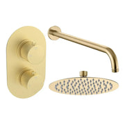 Orla Round Shower Valve & Kit Pack 1 - Brushed Brass