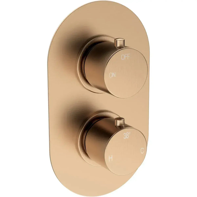 Orla Round Shower Valve & Kit Pack 1 - Brushed Bronze