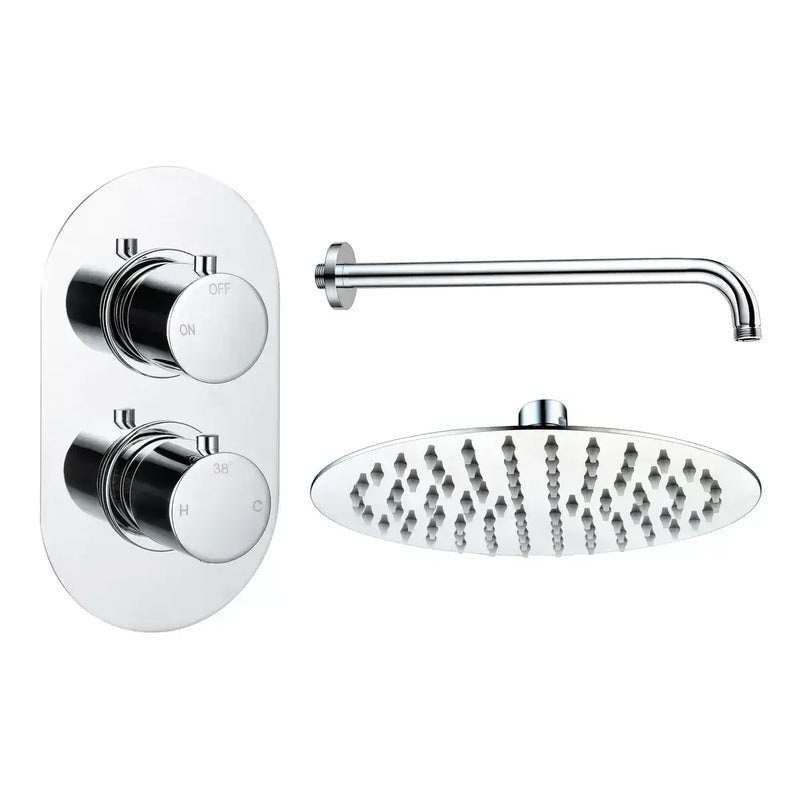 Orla Round Shower Valve & Kit Pack 1 - Chrome