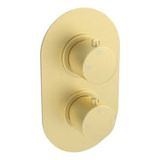 Orla Round Shower Valve & Kit Pack 2 - Brushed Brass