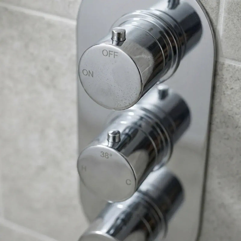 Orla Shower Pack - Twin Outlet - Triple Shower Handle Shower Valve