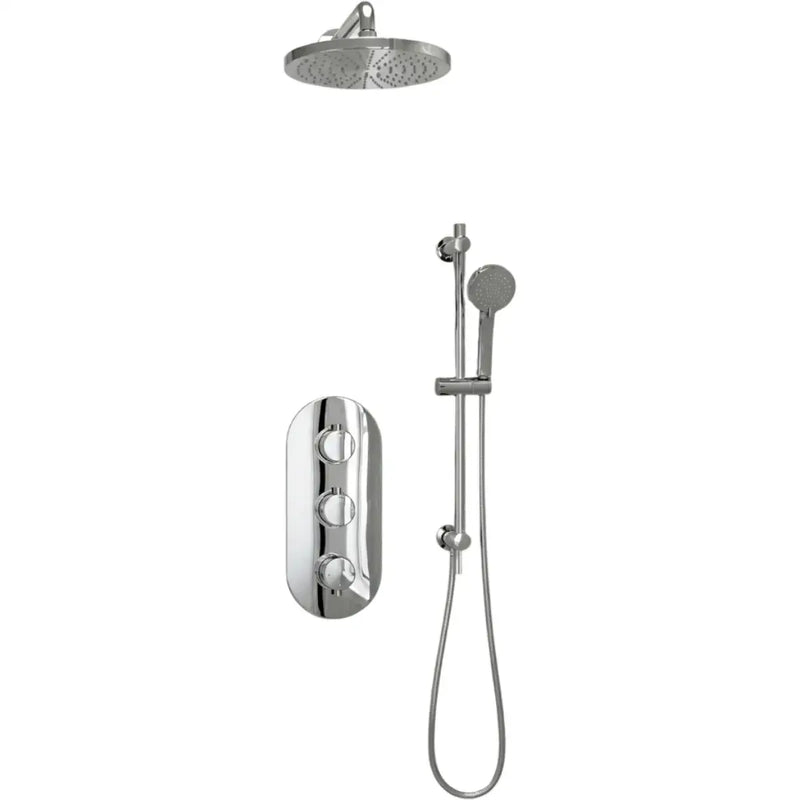 Orla Shower Pack - Twin Outlet - Triple Shower Handle Shower Valve