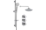 Orla Shower Pack - Twin Outlet - Triple Shower Handle Shower Valve