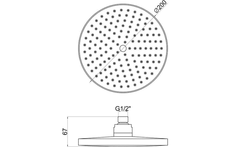 Orla Shower Pack - Twin Outlet - Triple Shower Handle Shower Valve