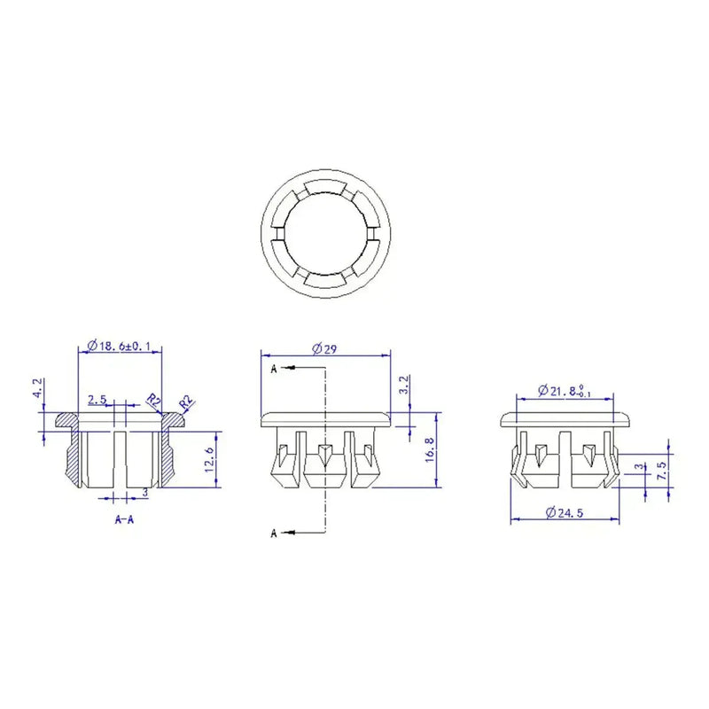 Overflow Ring - White