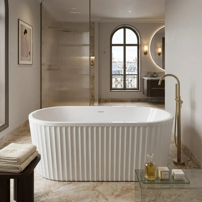 Paradias Fluted Freestanding Bath 1700 x 750mm