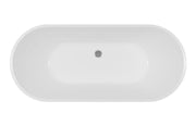 Paradias Fluted Freestanding Bath 1700 x 750mm