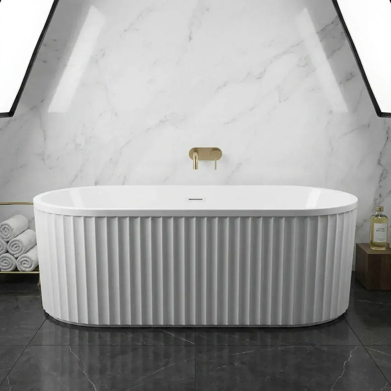 Paradias Fluted Freestanding Bath 1700 x 750mm