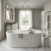 Paradias Fluted Freestanding Bath 1700 x 750mm
