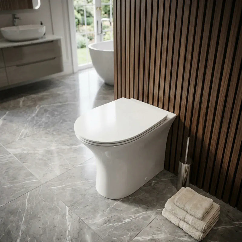 Parum Back To Wall Toilet With Soft Close Seat