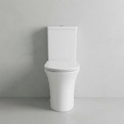 Parum, Rimless Close Coupled Toilet with Soft Close Seat, Fully Shrouded