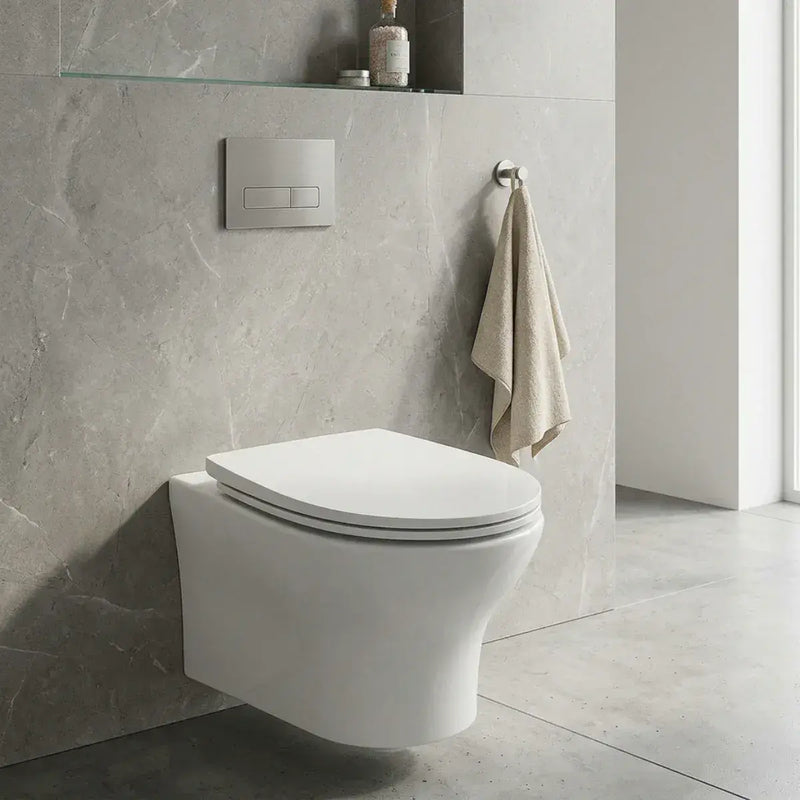 Parum Rimless Wall Hung Toilet With Soft Close Seat