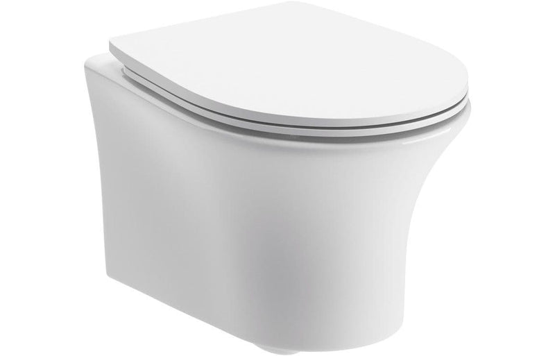 Parum Rimless Wall Hung Toilet With Soft Close Seat