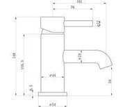 Pesco Basin Mixer and Bath Filler/Shower Tap with Click-Clack Waste, Brushed Bronze