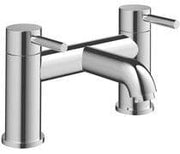 Pesco Bath Filler Tap, Chrome, Modern Lever Style