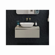 Pesco Bath Shower Mixer Tap, Brushed Brass, Modern Lever Style