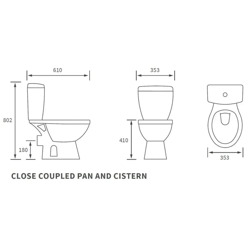 Pesco Brushed Brass 800mm Quadrant Shower Pack