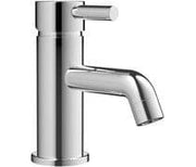 Pesco Cloakroom Basin Mixer Tap with Click-Clack Waste, Chrome, Modern Lever Style