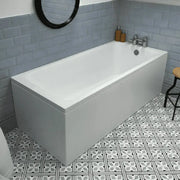 Porto Vanity Unit, 1675x700mm Bath, Bathroom Pack with Bath & Taps