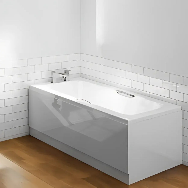 Premium 8mm Reinforced 1600 x 700mm Bath | Twin Grips & Anti-Slip Base