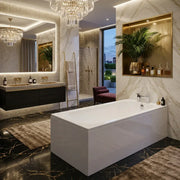 Premium 8mm Reinforced 1600 x 700mm Bath | Twin Grips & Anti-Slip Base