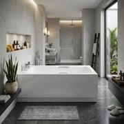 Premium 8mm Reinforced 1600 x 700mm Bath | Twin Grips & Anti-Slip Base