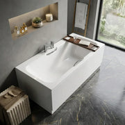 Premium 8mm Reinforced 1600 x 700mm Bath | Twin Grips & Anti-Slip Base