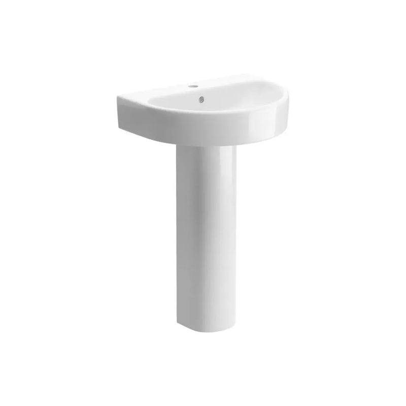 Quadrant Shower Pack with Pedestal Basin, Toilet, Basin Tap and Shower