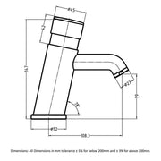 RAK Ceramics Non Concussive Basin Mixer