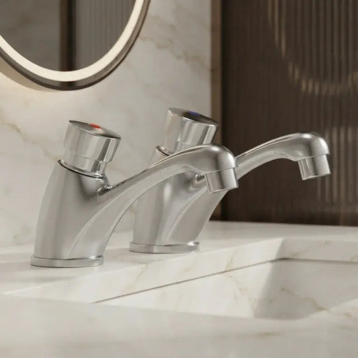 RAK Ceramics Non Concussive Basin Taps (pair)