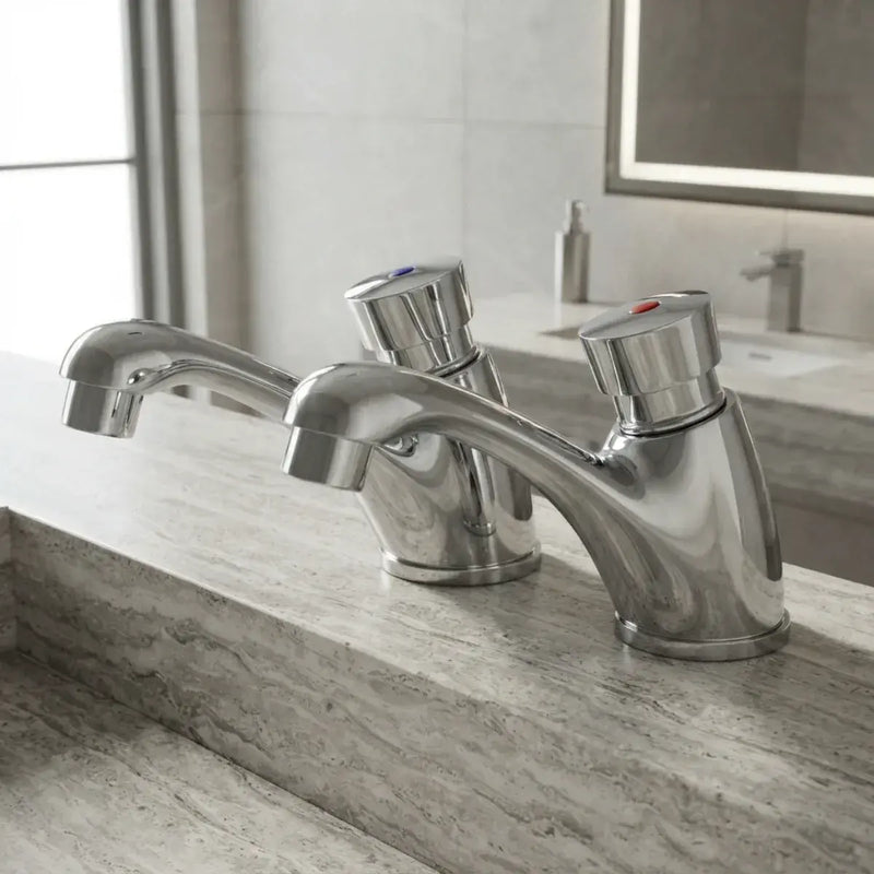 RAK Ceramics Non Concussive Basin Taps (pair)